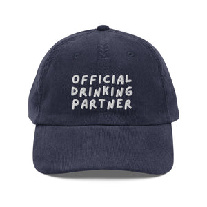 Official Drinking Partner Corduroy Hat